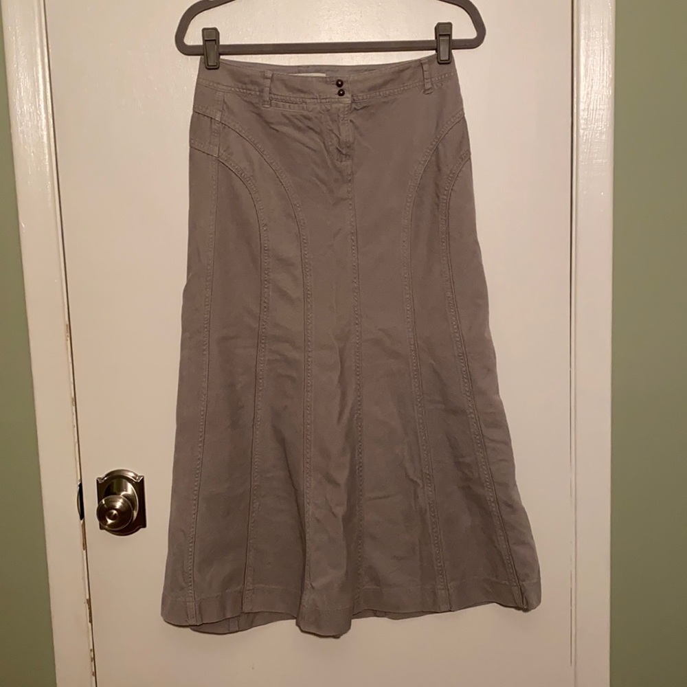 White House Black Market size 2 long corduroy skirt